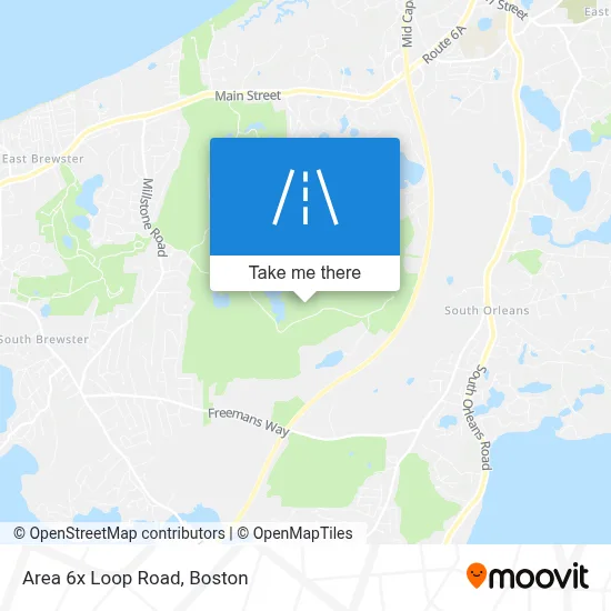Area 6x Loop Road map