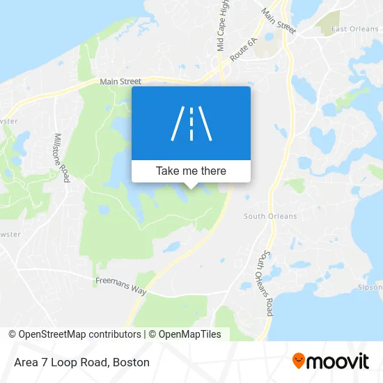 Area 7 Loop Road map