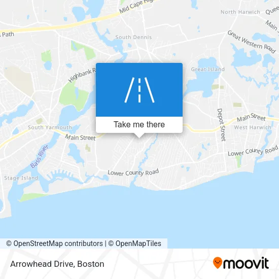 Arrowhead Drive map