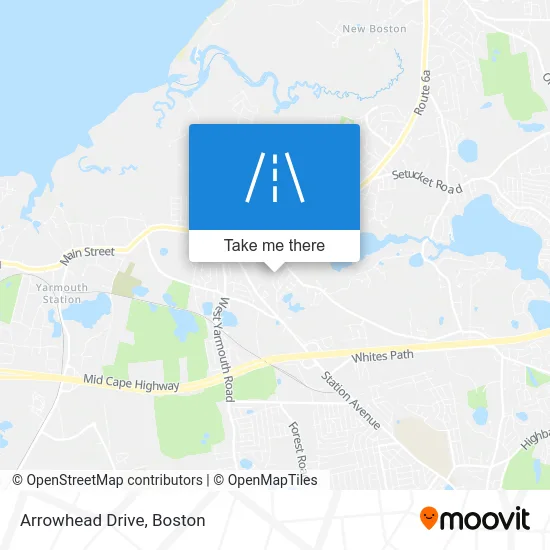 Arrowhead Drive map