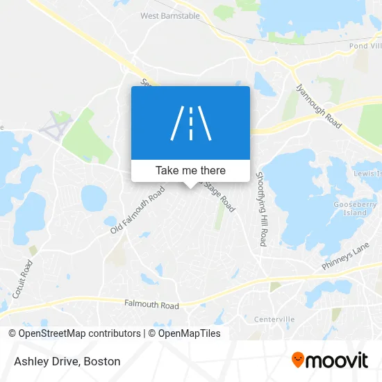 Ashley Drive map