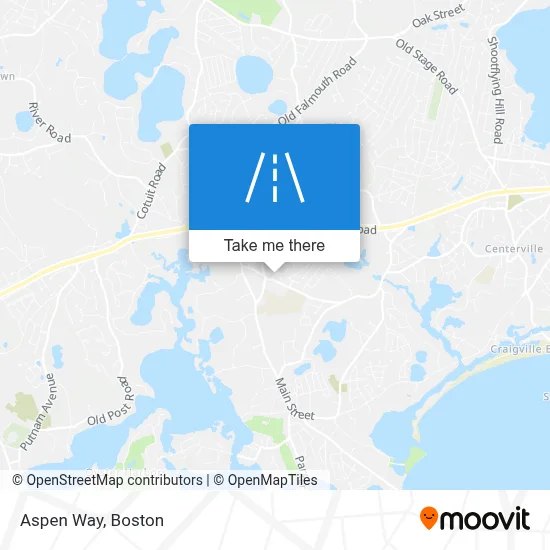 Aspen Way map