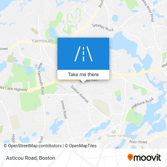 Mapa de Asticou Road