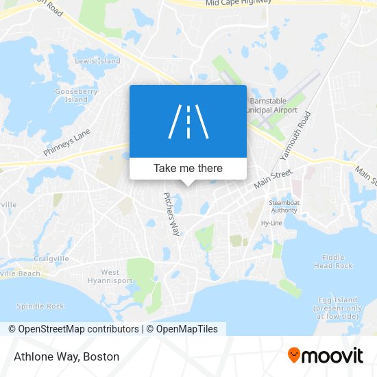 Mapa de Athlone Way