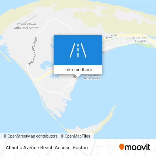Atlantic Avenue Beach Access map