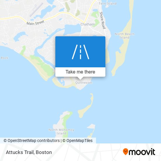 Attucks Trail map