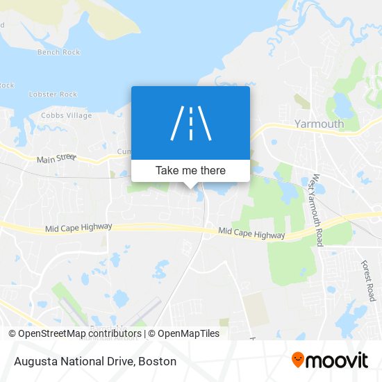 Augusta National Drive map