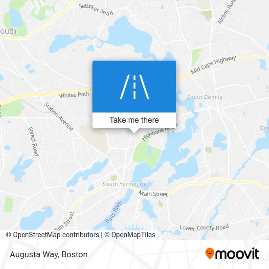 Augusta Way map