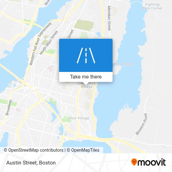 Austin Street map