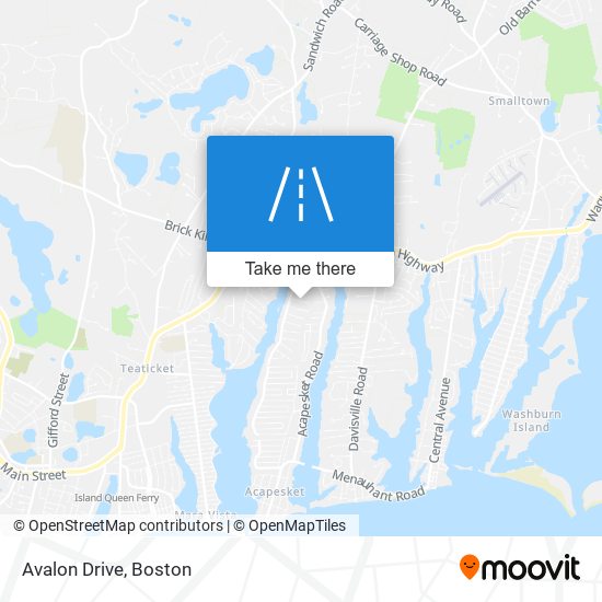Mapa de Avalon Drive