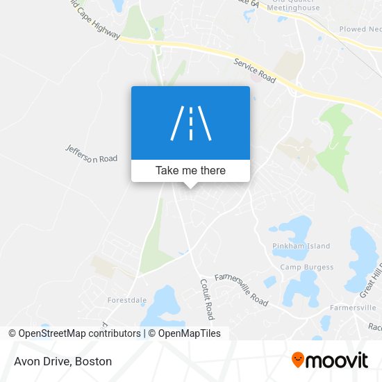 Avon Drive map