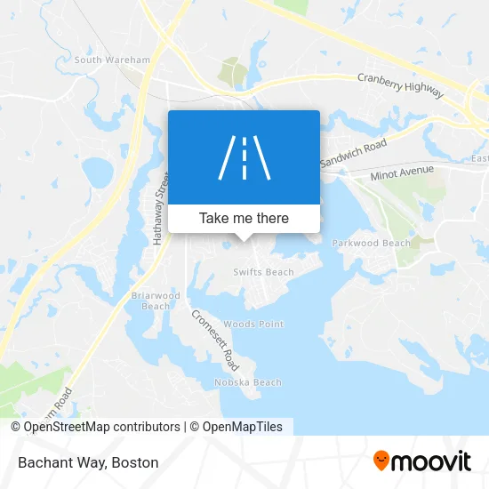 Bachant Way map