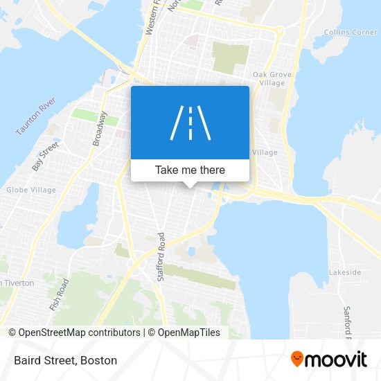 Mapa de Baird Street
