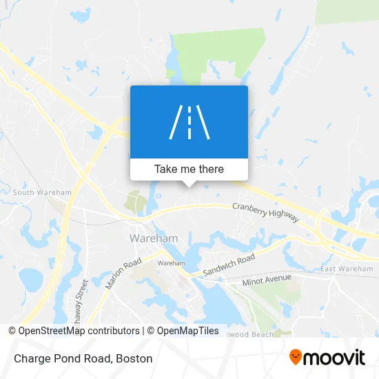 Charge Pond Road map