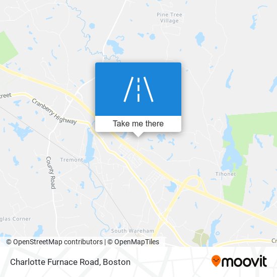 Mapa de Charlotte Furnace Road