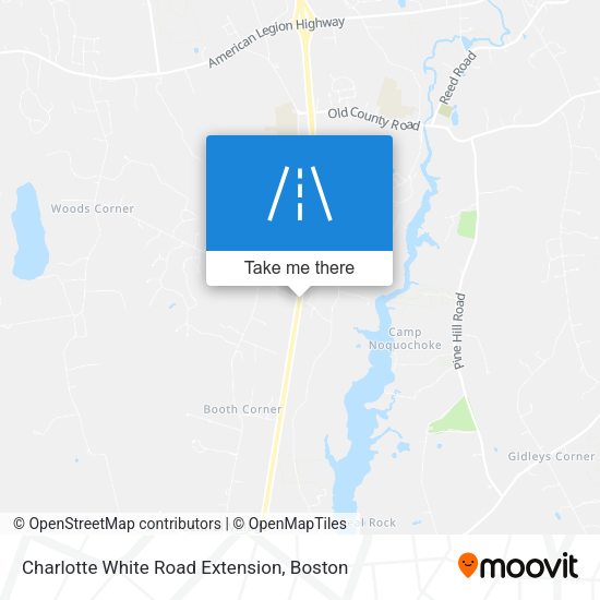 Charlotte White Road Extension map