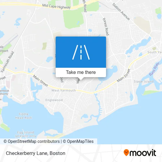 Checkerberry Lane map