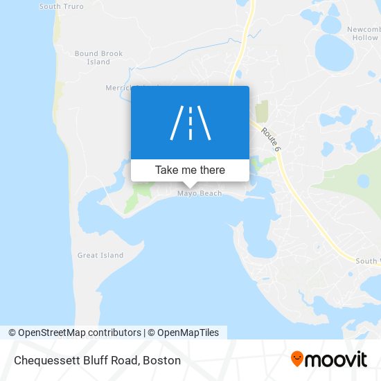 Mapa de Chequessett Bluff Road