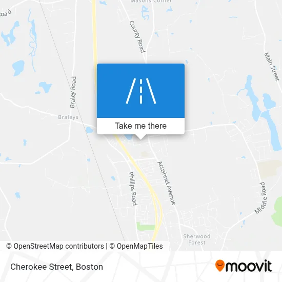 Cherokee Street map
