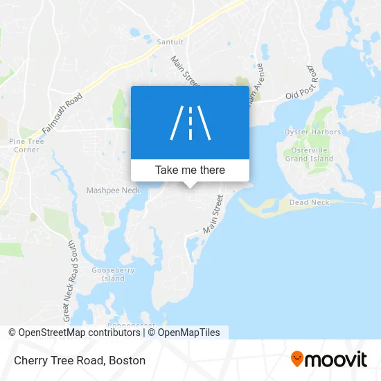 Cherry Tree Road map