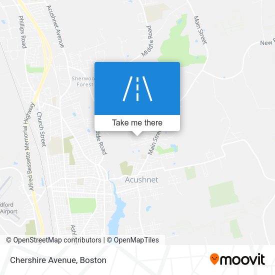 Mapa de Chershire Avenue