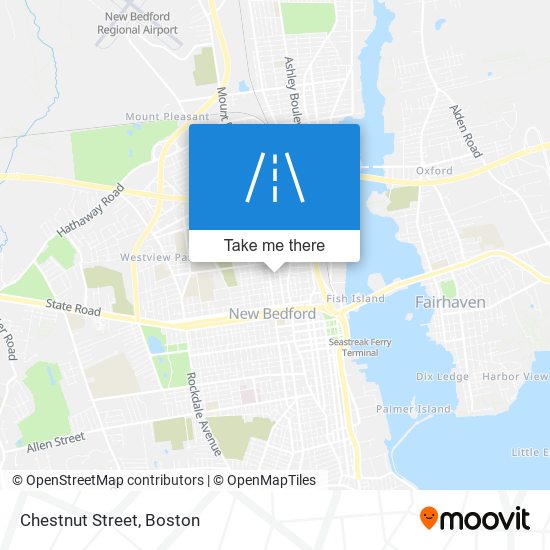 Chestnut Street map