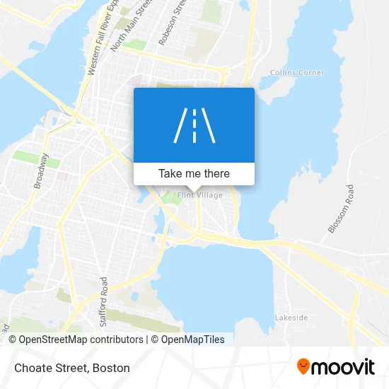 Choate Street map