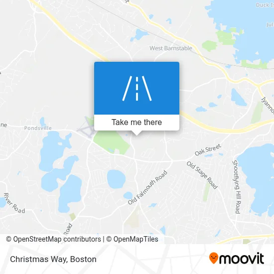 Christmas Way map