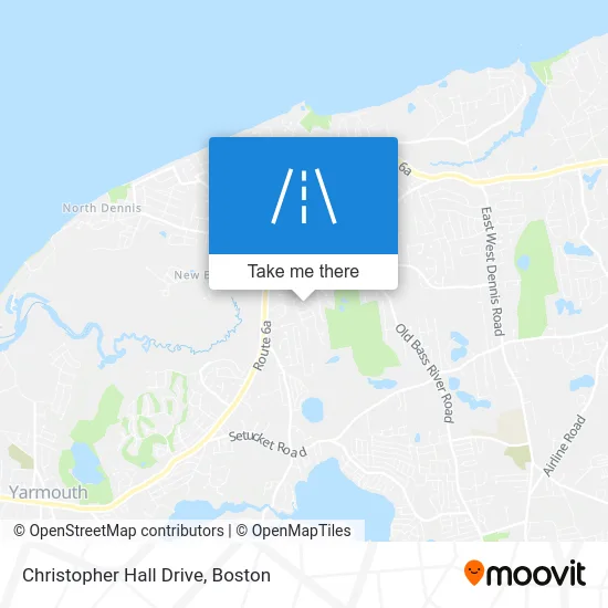 Christopher Hall Drive map