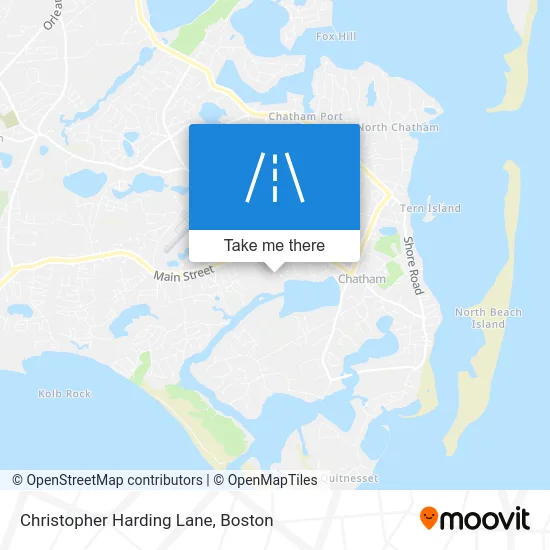 Christopher Harding Lane map