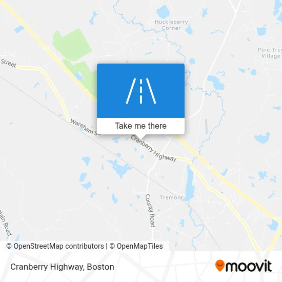 Cranberry Highway map