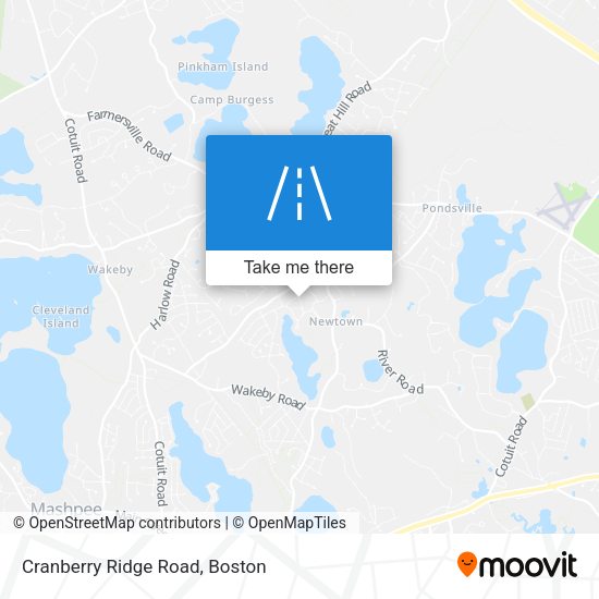 Cranberry Ridge Road map