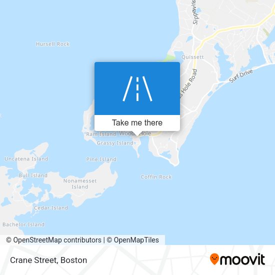 Mapa de Crane Street