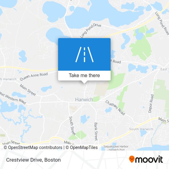 Mapa de Crestview Drive