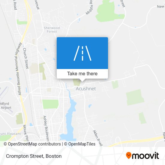 Mapa de Crompton Street