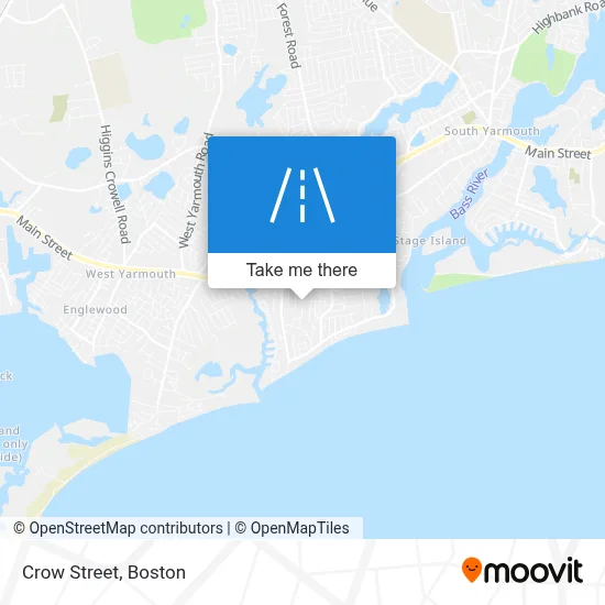 Crow Street map