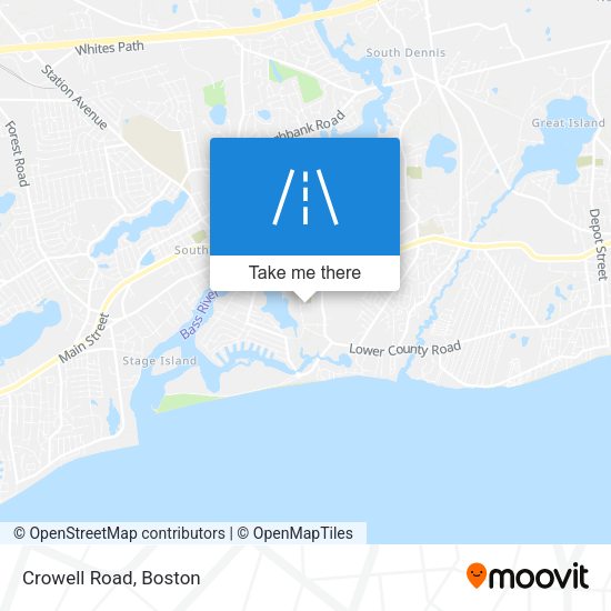 Mapa de Crowell Road