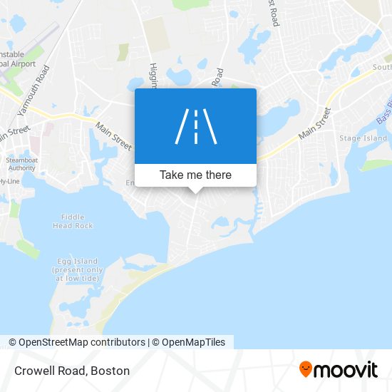 Crowell Road map