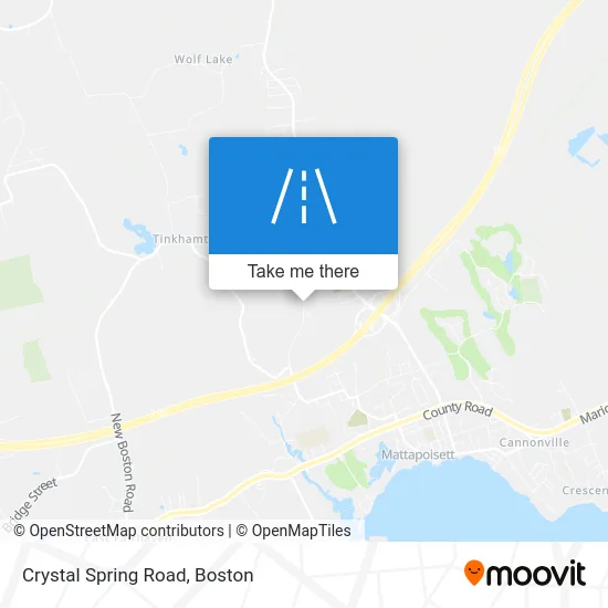 Crystal Spring Road map
