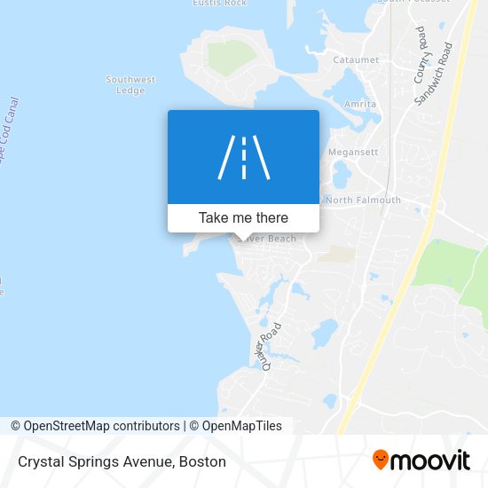 Mapa de Crystal Springs Avenue