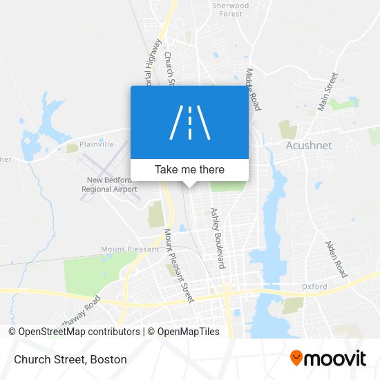 Mapa de Church Street