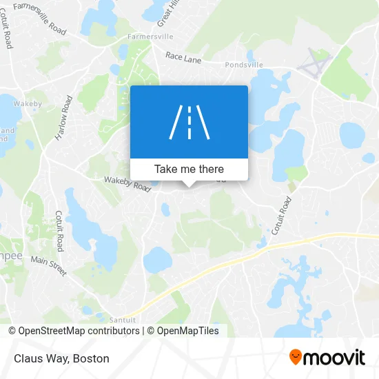 Claus Way map