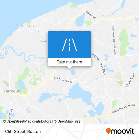 Mapa de Cliff Street