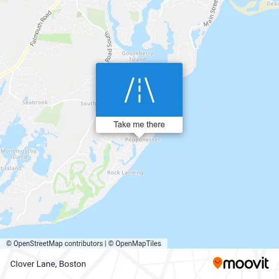 Clover Lane map