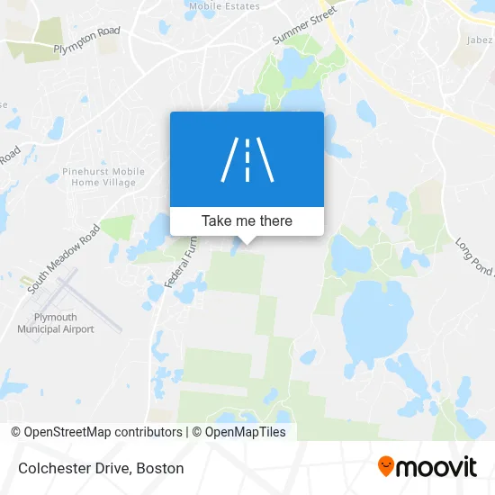 Colchester Drive map