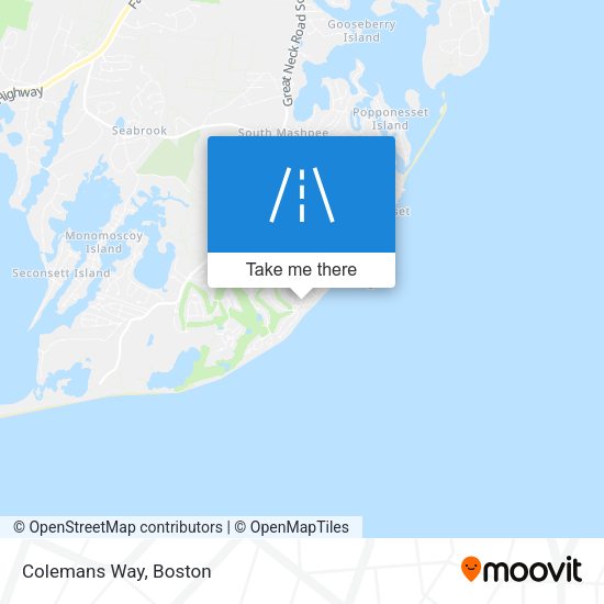 Mapa de Colemans Way