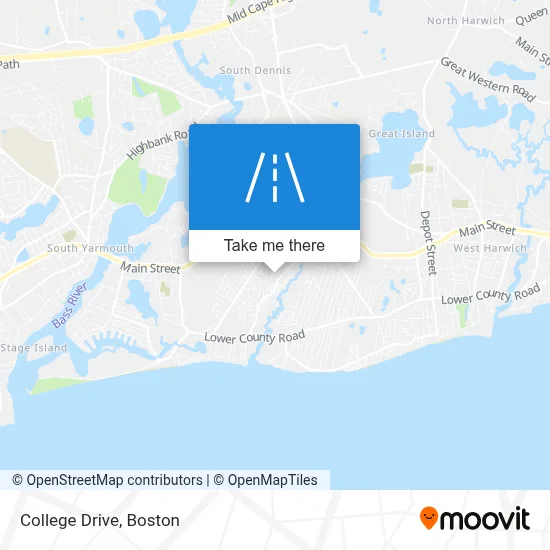 College Drive map