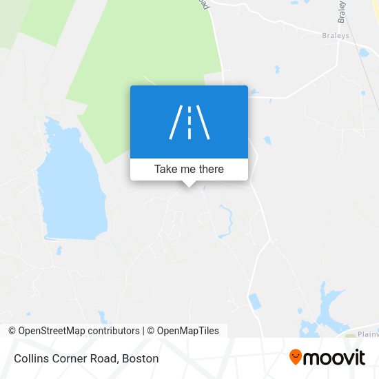 Collins Corner Road map