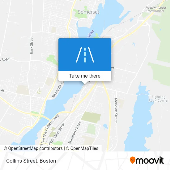 Collins Street map