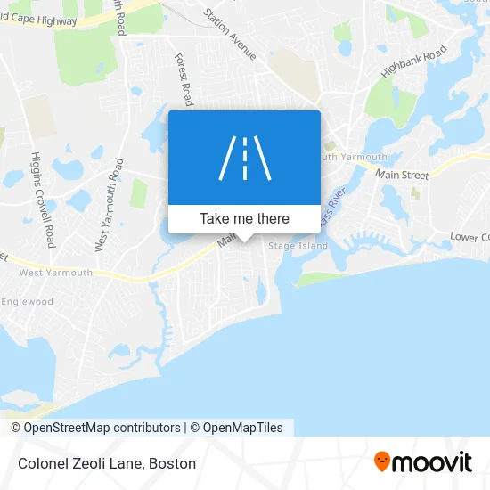 Colonel Zeoli Lane map